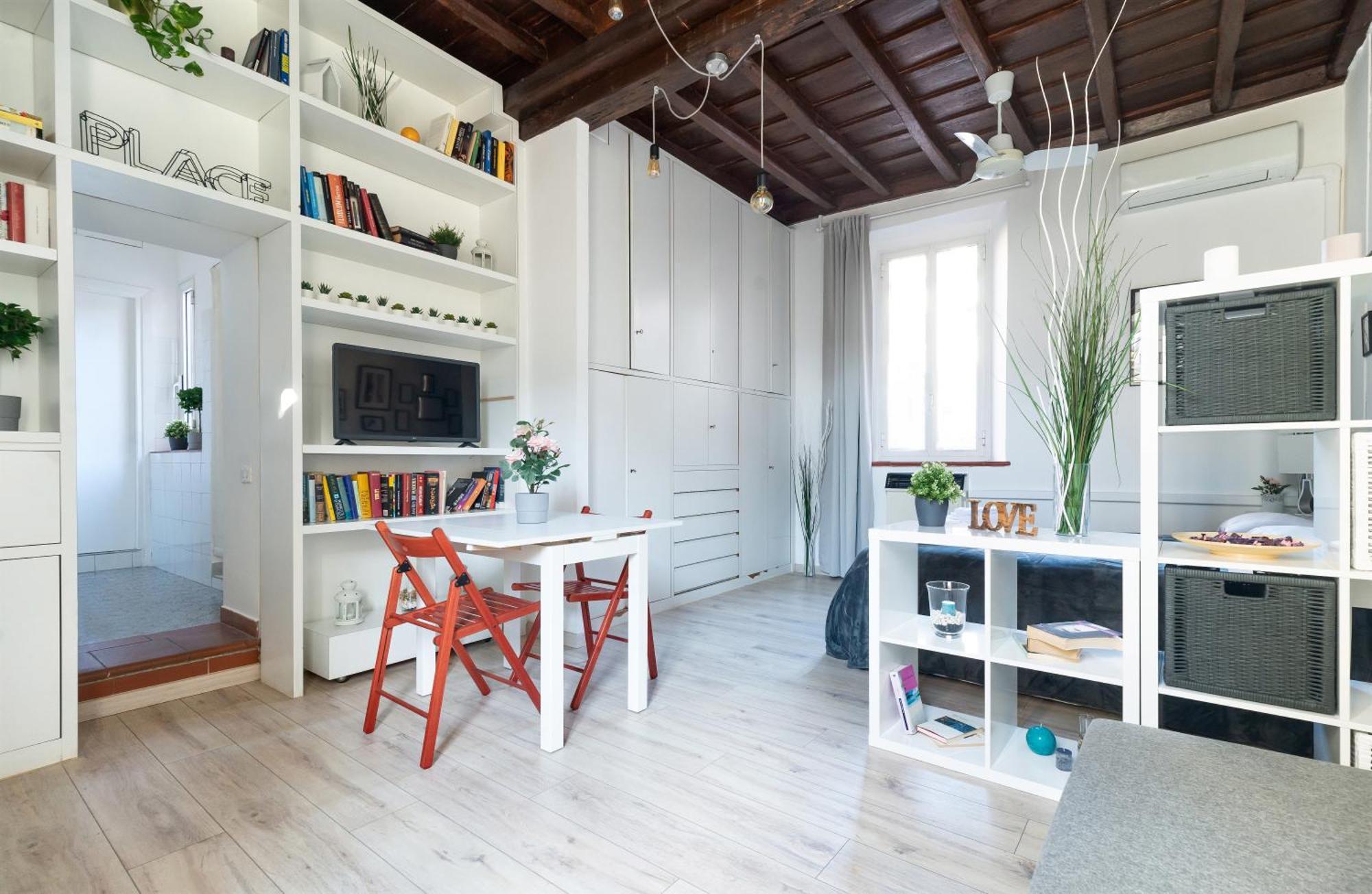 Cozy Studio Campo De Fiori Rome Bagian luar foto